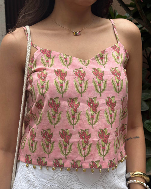 GULABO TASSEL TOP - house of varya