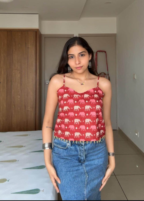 HAATHI TASSEL TOP - house of varya