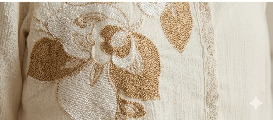 BEIGE FLORAL SET